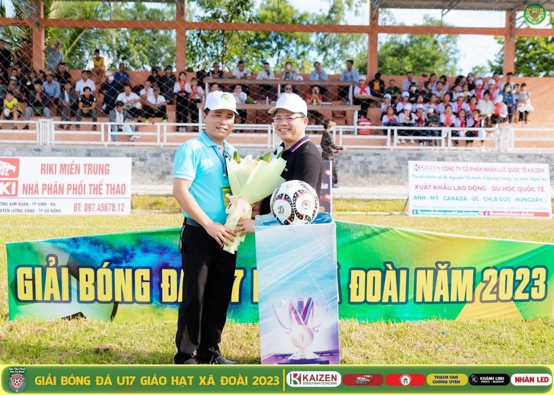 Tài trợ Giải bóng đá Hạt Xã Đoài năm 2023